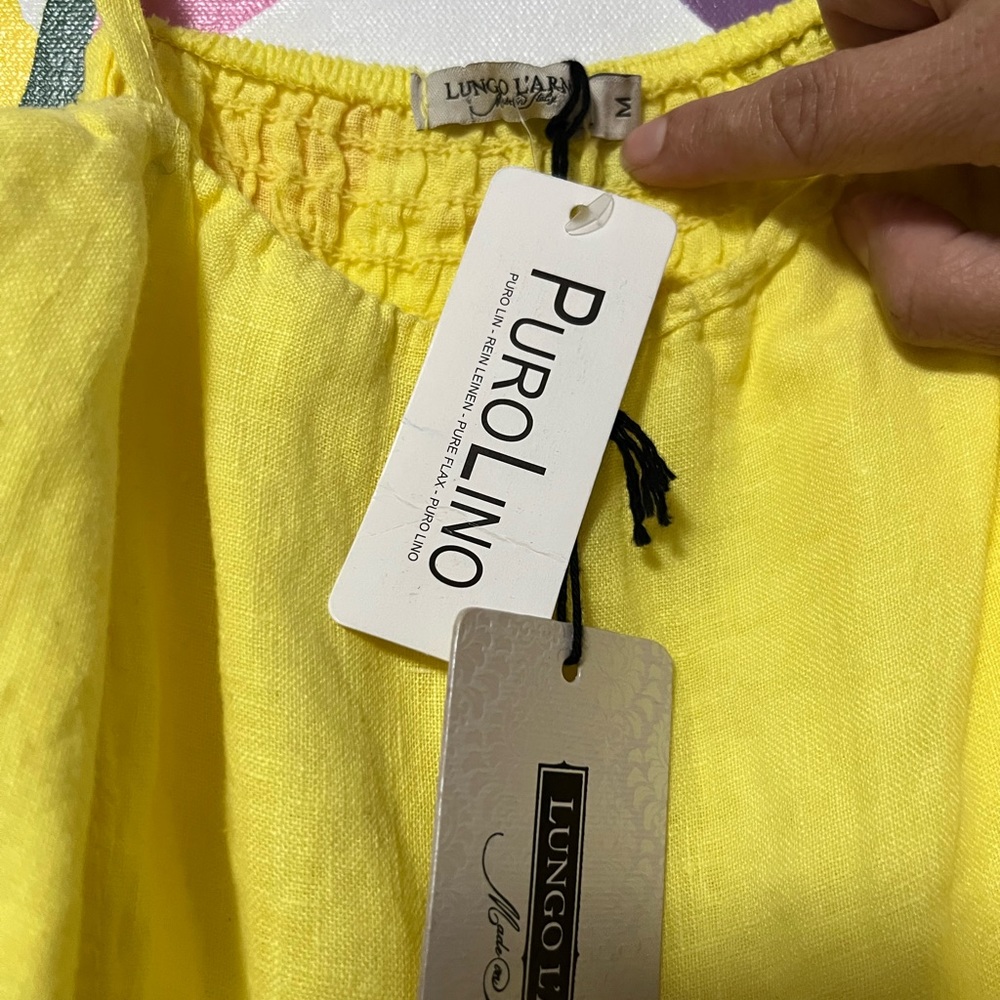 Beautiful yellow maxi dress - Picture 3 of 6